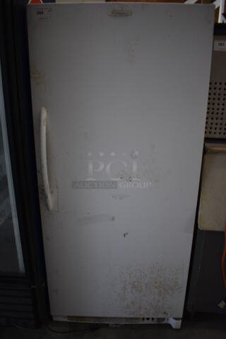 Frigidaire Model LFFH2067DW2 Single Door Upright Reach In Freezer. 115 Volts, 1 Phase. 32x30x70.5. Tested and Working!
