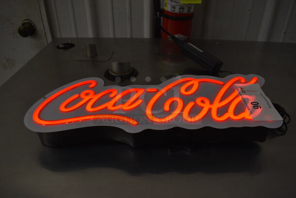 Coca Cola Light Up Sign. 18x6x3. Tested and Working! - Image 5 of 6