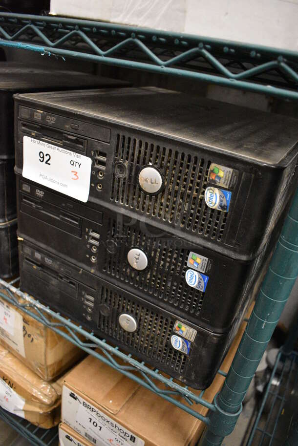 3 Dell Computer Towers. 12.5x13.5x3.5. 3 Times Your Bid! - Image 3 of 3