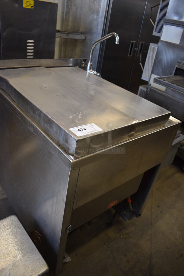 NICE! Elkay Stainless Steel Commercial Rethermalizer. 26x30x46 - Image 5 of 6