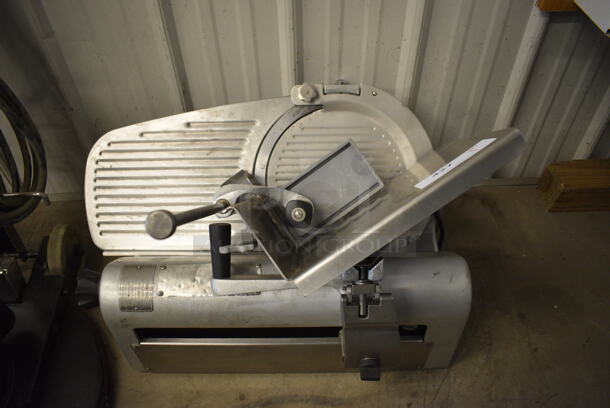 NICE! Hobart Model 1812 Stainless Steel Commercial Countertop Meat Slicer. 115 Volts, 1 Phase. 26x24x22. Tested and Working! - Image 1 of 5