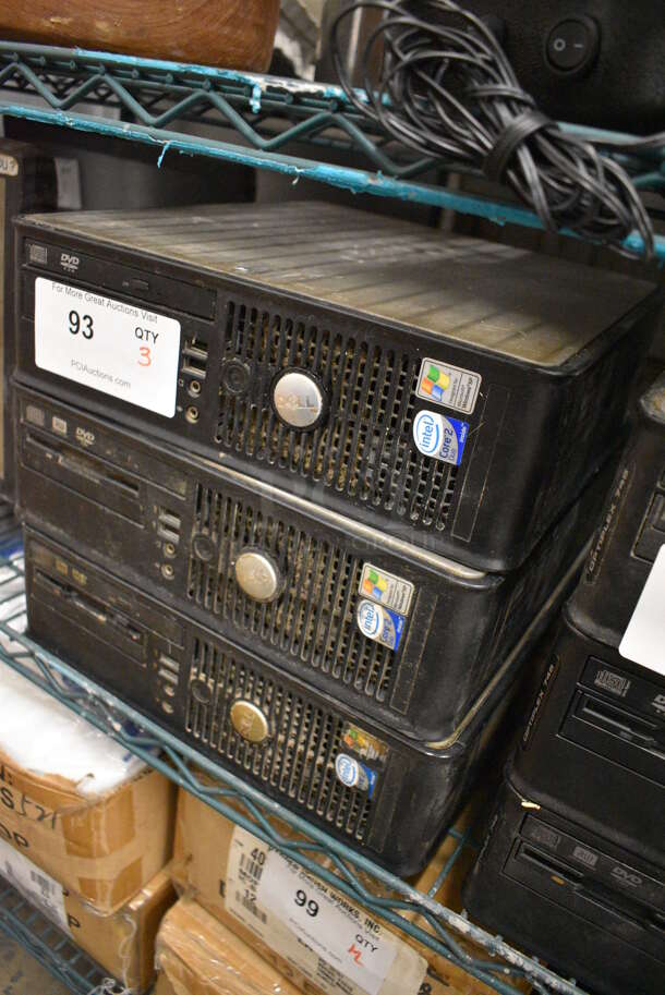 3 Dell Computer Towers. 12.5x13.5x3.5. 3 Times Your Bid! - Image 3 of 3