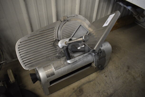 NICE! Hobart Model 1812 Stainless Steel Commercial Countertop Meat Slicer. 115 Volts, 1 Phase. 26x24x22. Tested and Working! - Image 2 of 5
