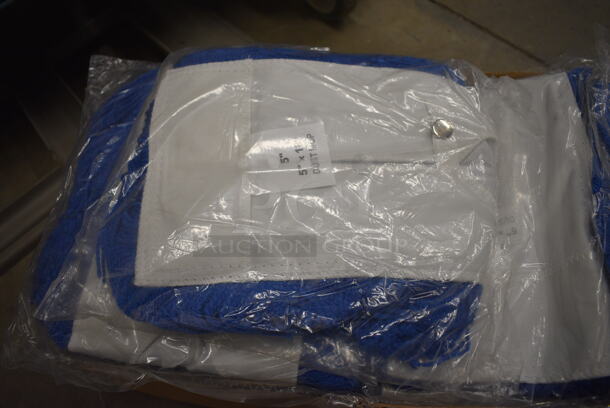 12 BRAND NEW IN BOX! Blue Dust Mop Heads. 5x18. 12 Times Your Bid! - Image 2 of 3