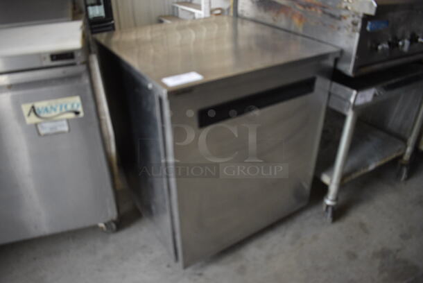 NICE! 2014 Delfield Model 406-STAR2 Stainless Steel Commercial Single Door Undercounter Cooler on Commercial Casters. 115 Volts, 1 Phase. 27x28.5x32. Tested and Working! - Image 2 of 5