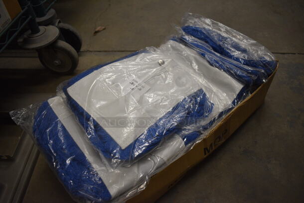 12 BRAND NEW IN BOX! Blue Dust Mop Heads. 5x18. 12 Times Your Bid! - Image 3 of 3