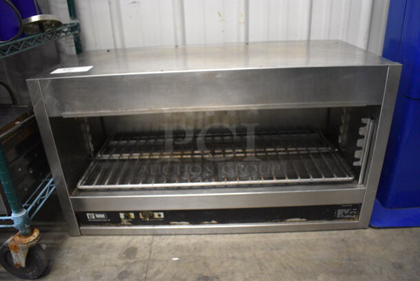 NICE! Lang Stainless Steel Commercial Countertop Electric Powered Cheese Melter. 36x16.5x20