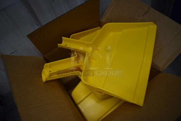 6 BRAND NEW IN BOX! Carlisle Yellow Dustpans. 10x11.5x1.5. 6 Times Your Bid! - Image 2 of 3