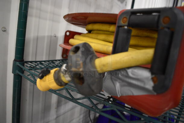 Metal Commercial Hose on Wheel. 19x7x20 - Image 4 of 4