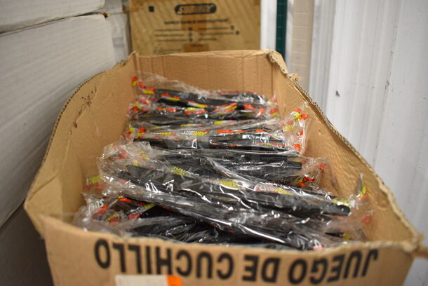 ALL ONE MONEY! Lot of Plastic Knife and Fork Sets! - Image 1 of 2