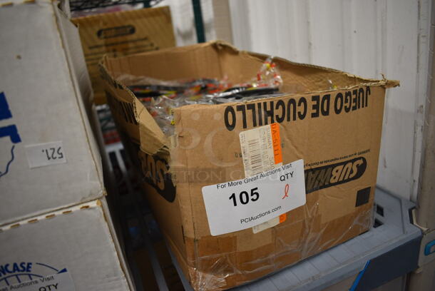 ALL ONE MONEY! Lot of Plastic Knife and Fork Sets! - Image 2 of 2