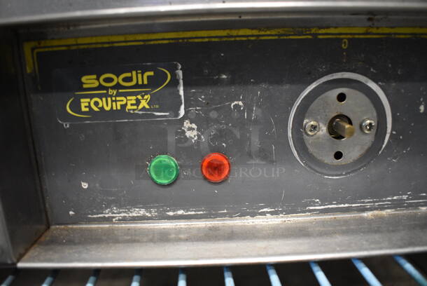 NICE! Sodir Equipex Stainless Steel Commercial Countertop Electric Powered Panini Press. 15x15x8. Tested and Does Not Power On - Image 5 of 6