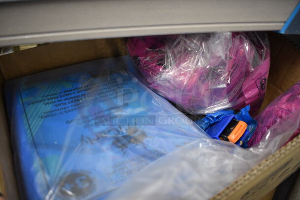 ALL ONE MONEY! Lot of 3 Boxes of Various Toys for Kid's Meals; Nerf Toys, iCarly, Sports Illustrated. - Image 4 of 5