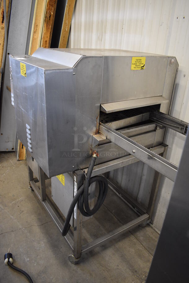 FANTASTIC! Belshaw Model TG-50 Stainless Steel Commercial Floor Style Thermoglazing Icing Machine on Commercial Casters. 208 Volts, 1 Phase. 83x34x54 - Image 6 of 7