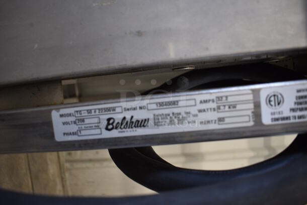 FANTASTIC! Belshaw Model TG-50 Stainless Steel Commercial Floor Style Thermoglazing Icing Machine on Commercial Casters. 208 Volts, 1 Phase. 83x34x54 - Image 7 of 7