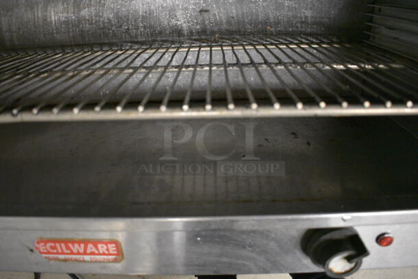 NICE! Cecilware Stainless Steel Commercial Electric Powered Cheese Melter. 36x13x15 - Image 4 of 5