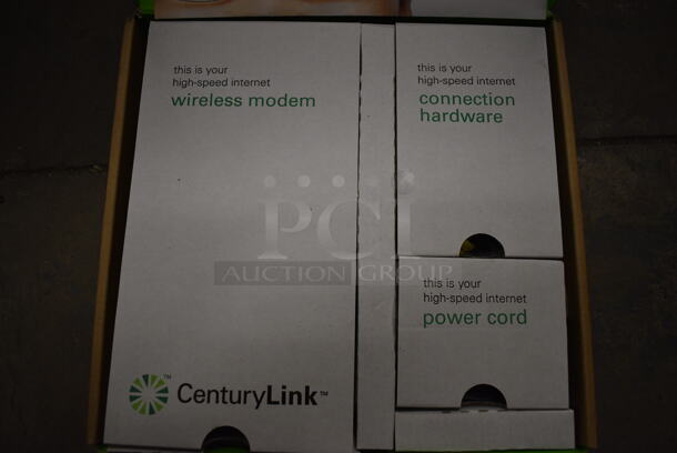 CenturyLink Wireless Internet Modem w/ Hardware and Power Cord - Image 5 of 5