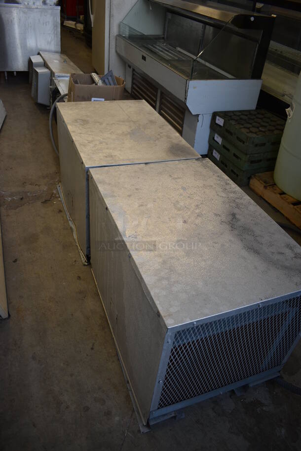 3 AMAZING! Tabco Walk In Boxes That Make Up One Combo Walk In Box; 7'x14'x7.5' Cooler, 6'x6'x7.5' Freezer and 7'x4.5'x7.5' Dry. Comes w/ 2 Compressors and Bohn Model ADT090AJ Condenser, Model SE26-60B-D Condenser. 115/230 Volts, 1 Phase. 3 Times Your Bid! - Image 7 of 10