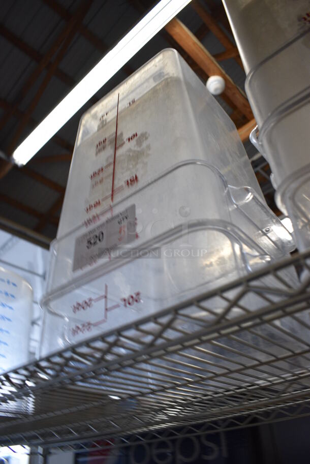 5 Clear Poly Containers. 12x11x16. 5 Times Your Bid! - Image 3 of 4