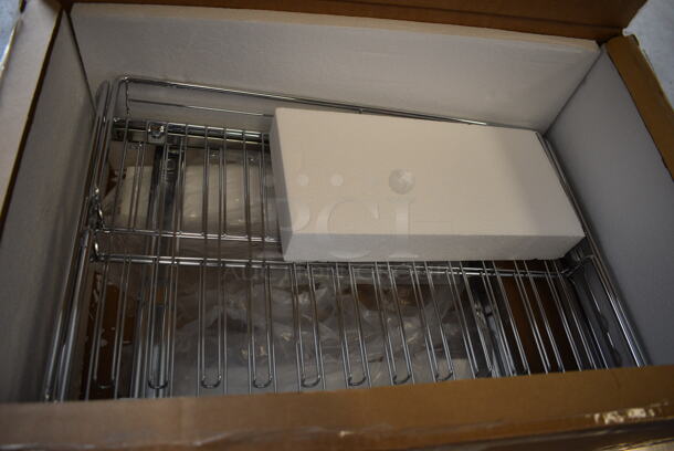 BRAND NEW IN BOX! Metal Rack. 13x21x4 - Image 3 of 4