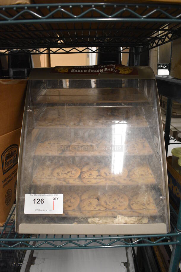 Brown Metal Countertop Cookie Merchandiser. 16x18x17 - Image 1 of 3