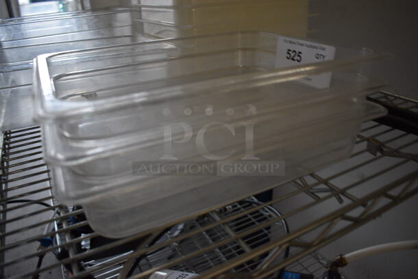 3 Clear Poly 1/2 Size Drop In Bins. 1/2x2. 3 Times Your Bid! - Image 2 of 3