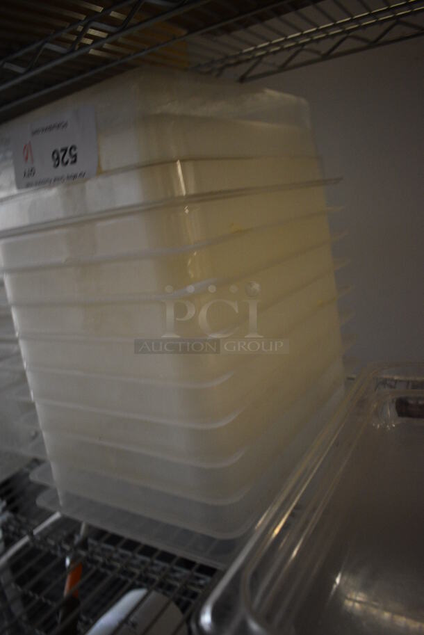 10 Clear Poly 1/2 Size Drop In Bins. 1/2x4. 10 Times Your Bid! - Image 2 of 3