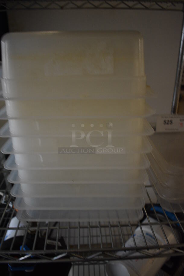 10 Clear Poly 1/2 Size Drop In Bins. 1/2x4. 10 Times Your Bid! - Image 3 of 3