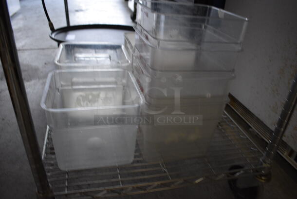 7 Various Poly Containers. Includes 8.5x8.5x7. 7 Times Your Bid! - Image 4 of 4