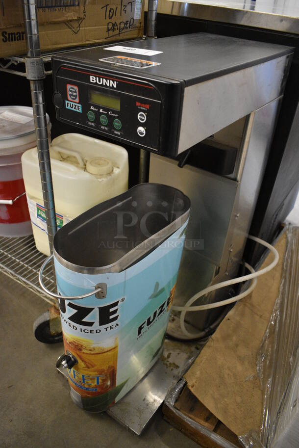 NICE! 2009 Bunn Model ITCB-DV Stainless Steel Commercial Countertop Iced Tea Machine w/ Beverage Holder Dispenser. 120 Volts, 1 Phase. 10x24x34 - Image 2 of 5