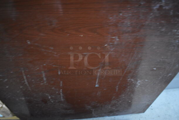 2 Wood Pattern Tabletops. 36x36x1.5, 30x28x1.5. 2 Times Your Bid! - Image 3 of 4