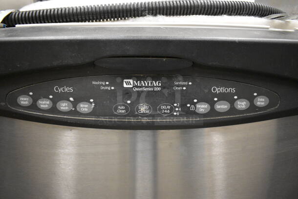 Maytag Chrome Finish Undercounter Dishwasher. 24x25x35 - Image 3 of 4