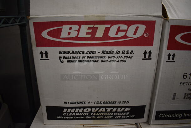 ENTIRE PALLET of 27 BOXES OF BRAND NEW! Betco One Step Restorer. 4 Jugs In Each Box. 6x6x12. 27 Times Your Bid! - Image 4 of 5