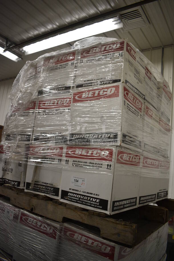 ENTIRE PALLET of 27 BOXES OF BRAND NEW! Betco One Step Restorer. 4 Jugs In Each Box. 6x6x12. 27 Times Your Bid! - Image 1 of 5
