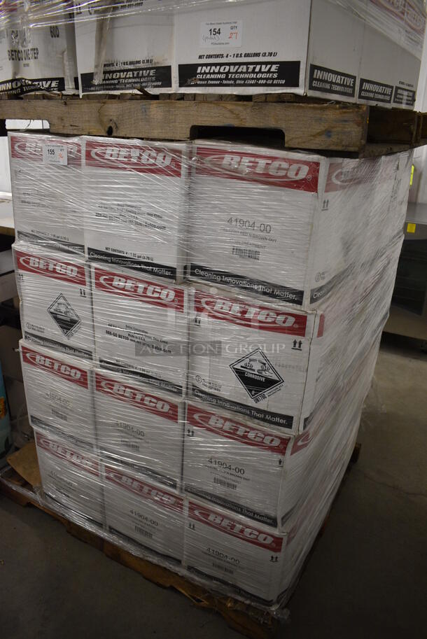 ENTIRE PALLET of 36 BOXES OF BRAND NEW! Betco One Step Restorer. 4 Jugs In Each Box. 6x6x12. 36 Times Your Bid! - Image 1 of 5