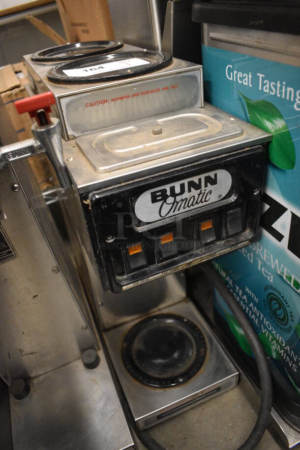NICE! Bunn Stainless Steel Commercial Countertop 3 Burner Coffee Machine. 8x18x21 - Image 2 of 5