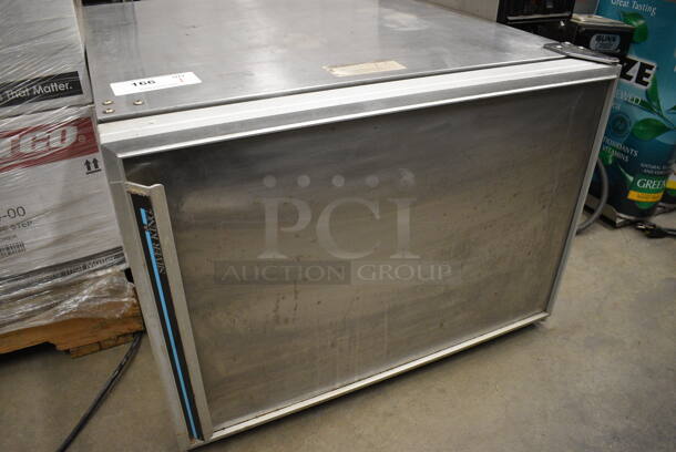 NICE! Silver King Model SKSR Stainless Steel Commercial Single Door Undercounter Cooler. 115 Volts, 1 Phase. 27.5x32x20. Tested and Working! - Image 2 of 4