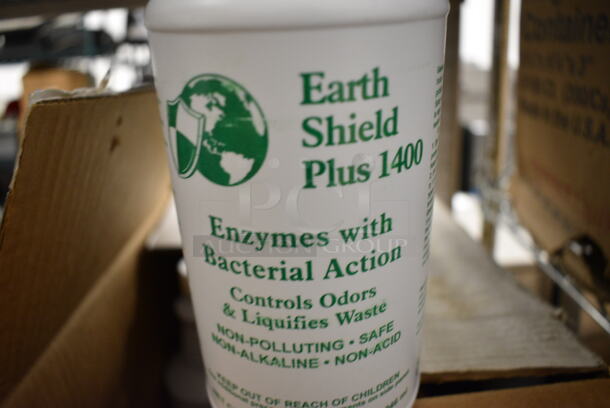 11 Earth Shield Plus 1400 Enzymes with Bacterial Action Bottles. 3.5x3.5x10. 11 Times Your Bid! - Image 2 of 3