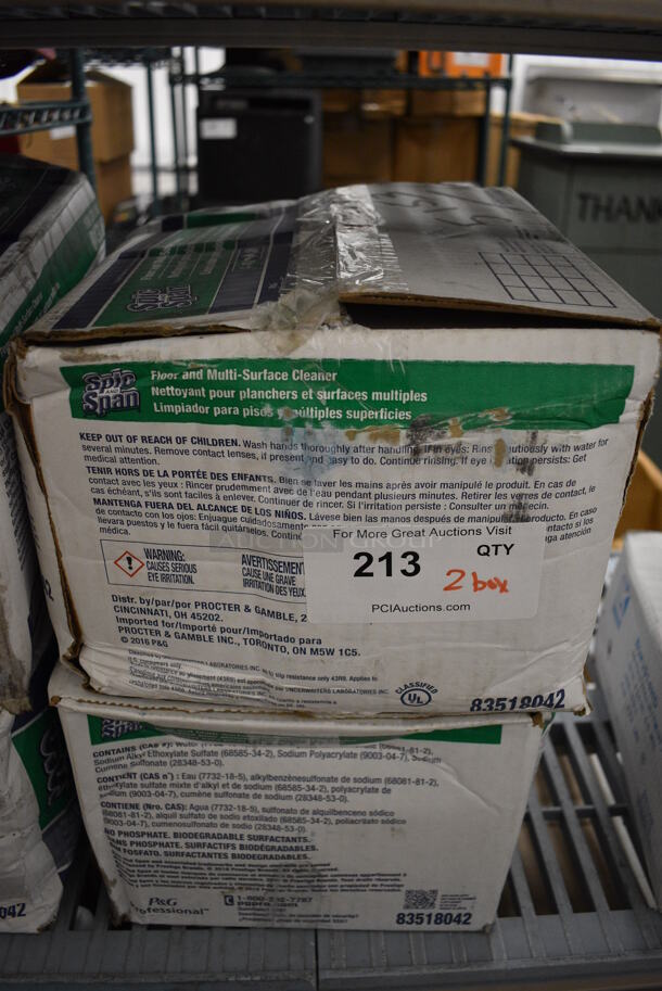 2 Boxes of Spic and Span Floor and Multi Surface Cleaner. 2 Times Your Bid! - Image 1 of 3