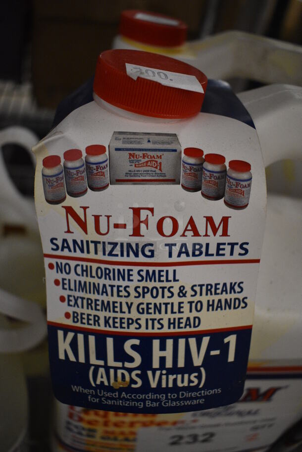 2 Nu Foam Liquid Detergent Jugs. 7x12x12. 2 Times Your Bid! - Image 2 of 4