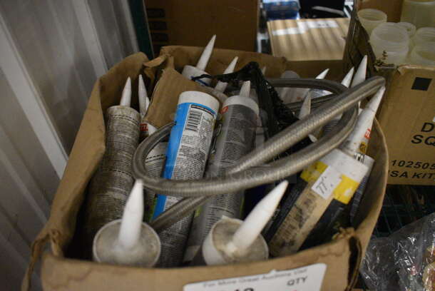 ALL ONE MONEY! Lot of Tubes of Caulk!