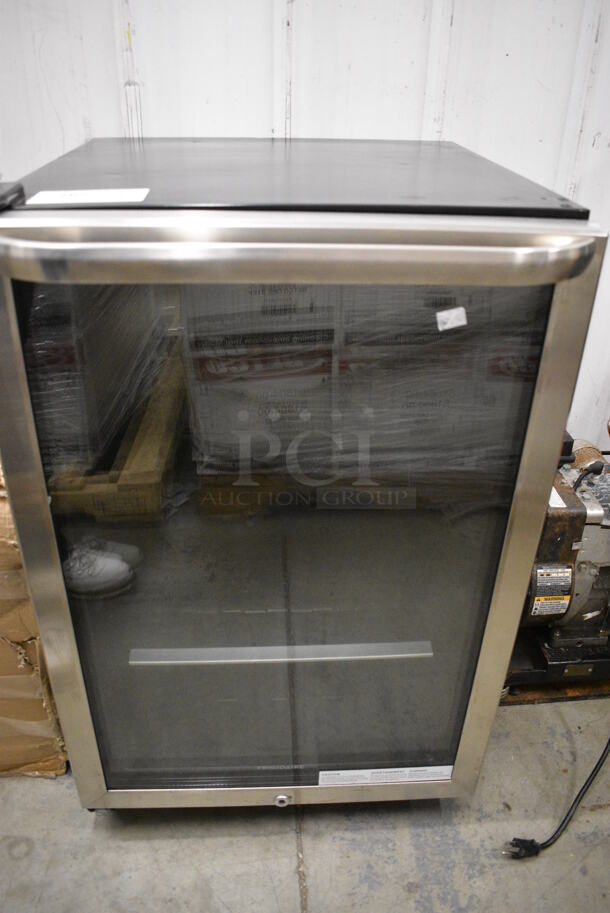 Model LFBC46F5LS Chrome Finish Mini Cooler. 115 Volts, 1 Phase. 22x25x34. Tested and Does Not Power On - Image 1 of 5