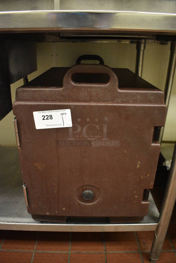 Cambro Model 300MPC Brown Poly Insulated Food Carrying Case. 16.5x24x23 - Image 1 of 4