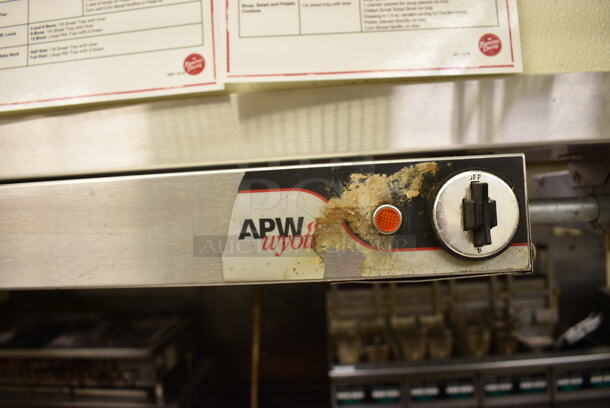 APW Wyott Stainless Steel Commercial Warming Strip. BUYER MUST REMOVE. 48x15x3 - Image 2 of 3
