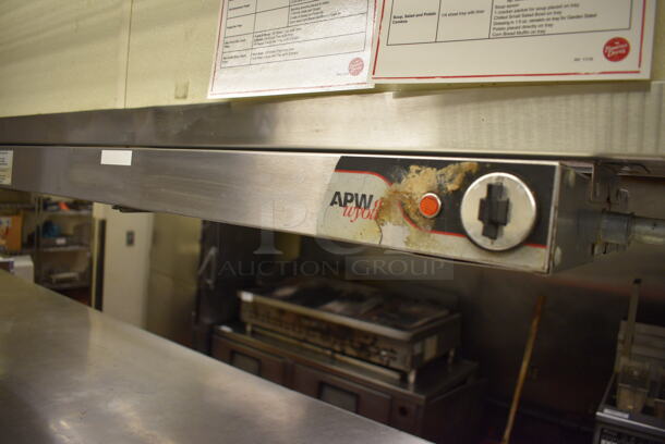APW Wyott Stainless Steel Commercial Warming Strip. BUYER MUST REMOVE. 48x15x3 - Image 3 of 3