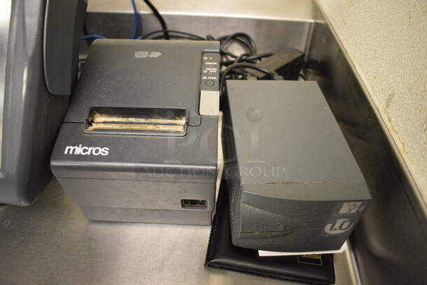 ALL ONE MONEY! Lot of 15" POS System Monitor, Epson Model M129H Receipt Printer and ONEAC Model ABC100-11 Power Conditioner! - Image 3 of 6