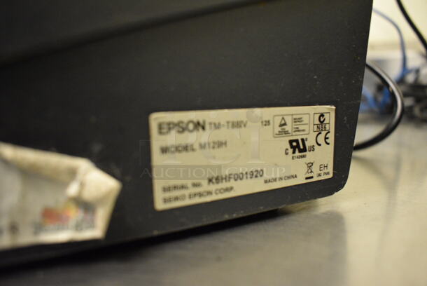 ALL ONE MONEY! Lot of 15" POS System Monitor, Epson Model M129H Receipt Printer and ONEAC Model ABC100-11 Power Conditioner! - Image 4 of 6