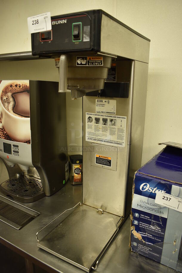 NICE! 2012 Bunn Model TB3Q Stainless Steel Commercial Countertop Iced Tea Machine. 120 Volts, 1 Phase. 12x22x34. Unit Was Working When Restaurant Closed! - Image 2 of 4