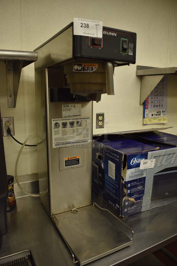 NICE! 2012 Bunn Model TB3Q Stainless Steel Commercial Countertop Iced Tea Machine. 120 Volts, 1 Phase. 12x22x34. Unit Was Working When Restaurant Closed! - Image 4 of 4