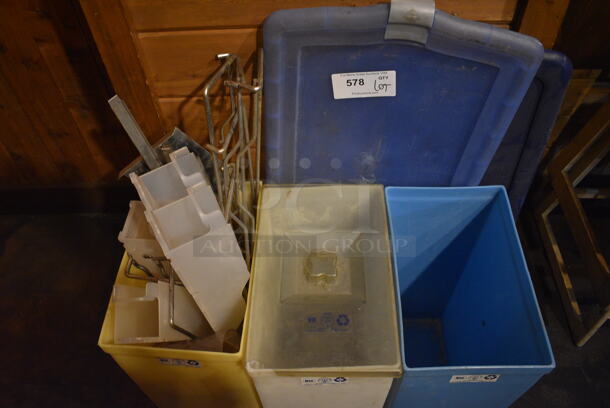 ALL ONE MONEY! Lot of Various Items in 3 Poly Ingredient Bins! - Image 2 of 3